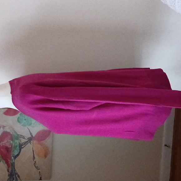 Vince sweater crew neck long sleeve Pullover Cashmere fuschia pink size M - Picture 4 of 11